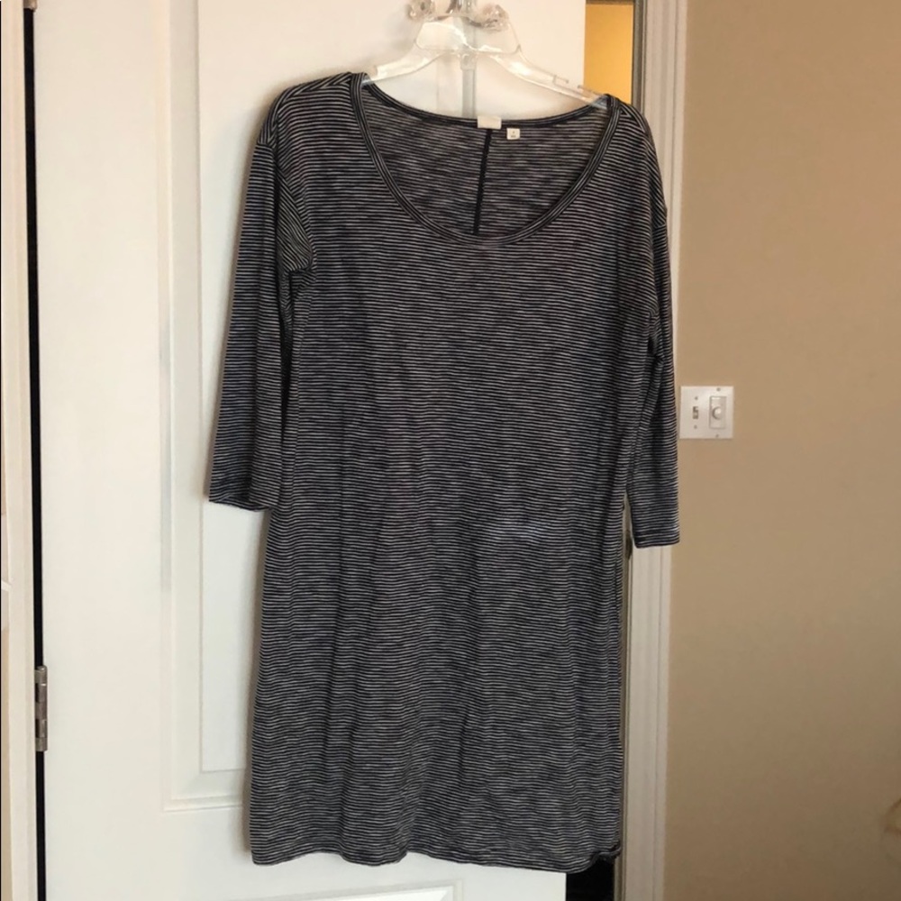 Gap slub cotton t-shirt dress